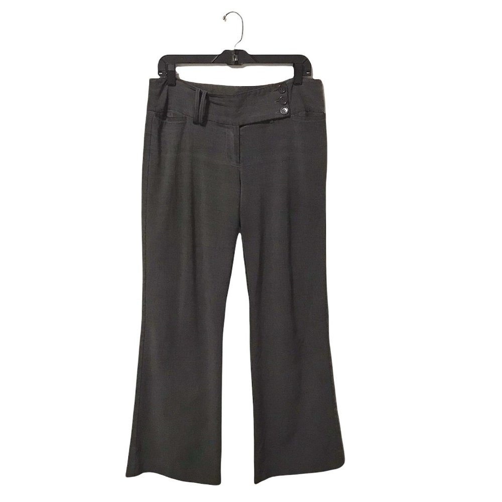 Speak Junior's Milan Dark Gray Straight Leg Dress Pants 11